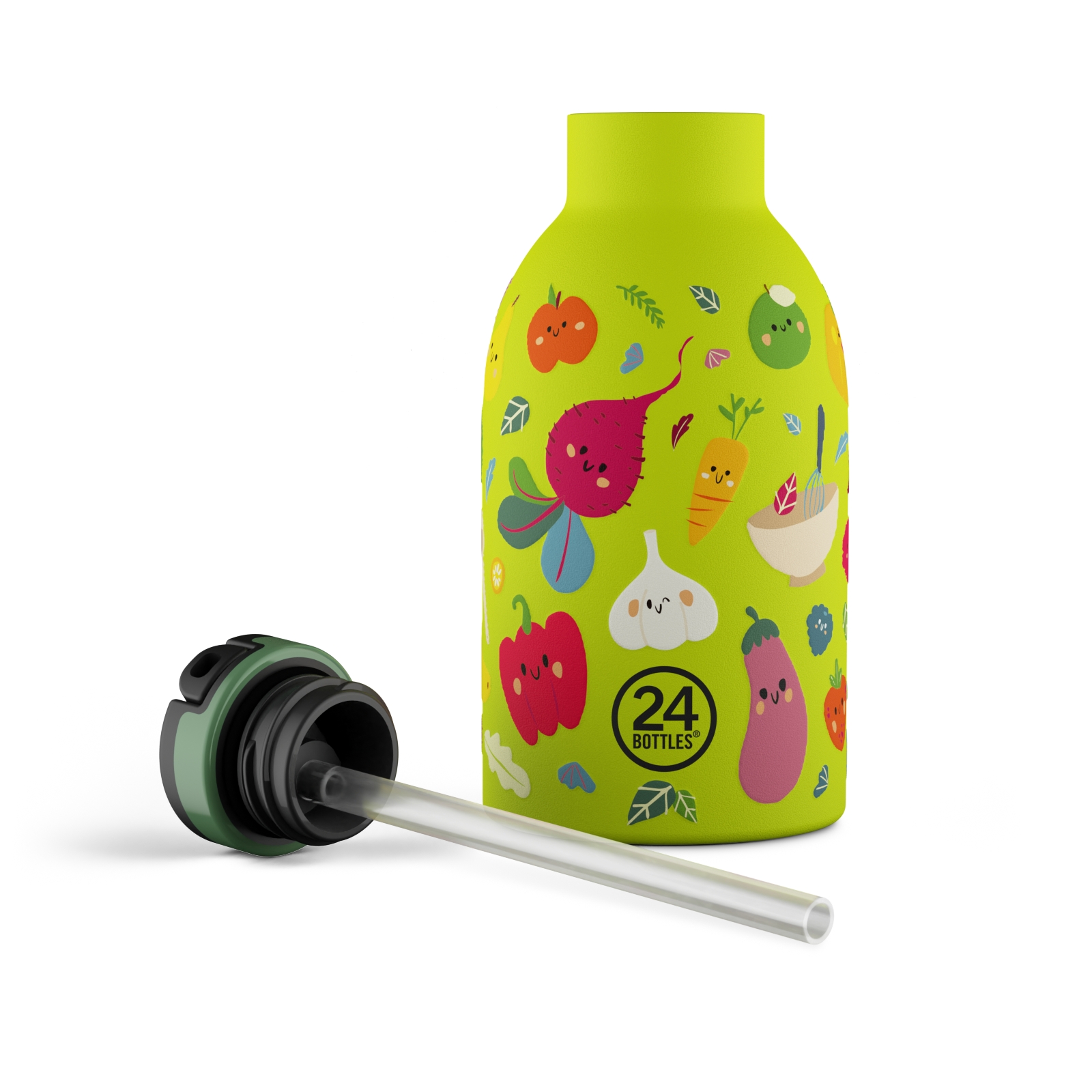 Kids Insulated Bottle Veggie Friends - 330 ml