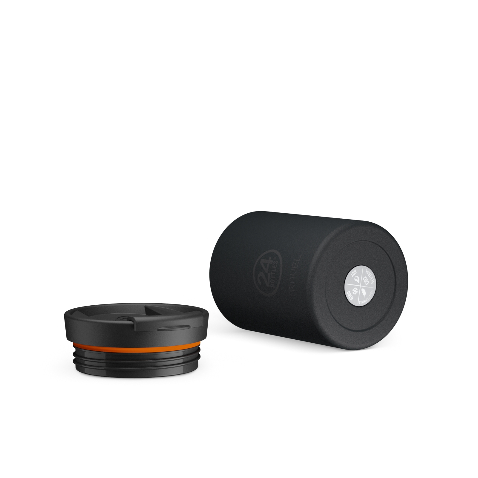 Travel Tumbler Tuxedo Black - 350 ml