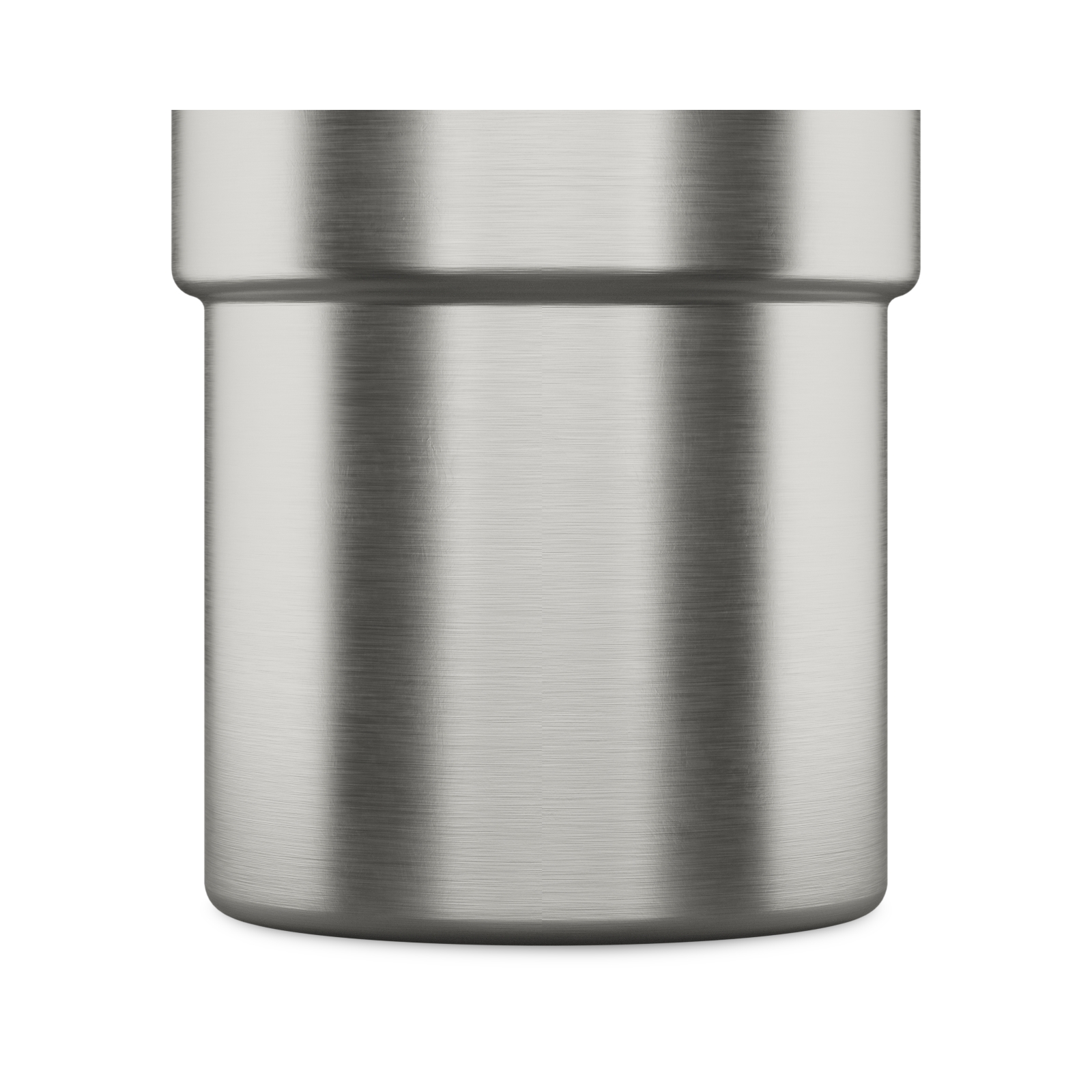 Straw Cup Brushed Steel - 800 ml