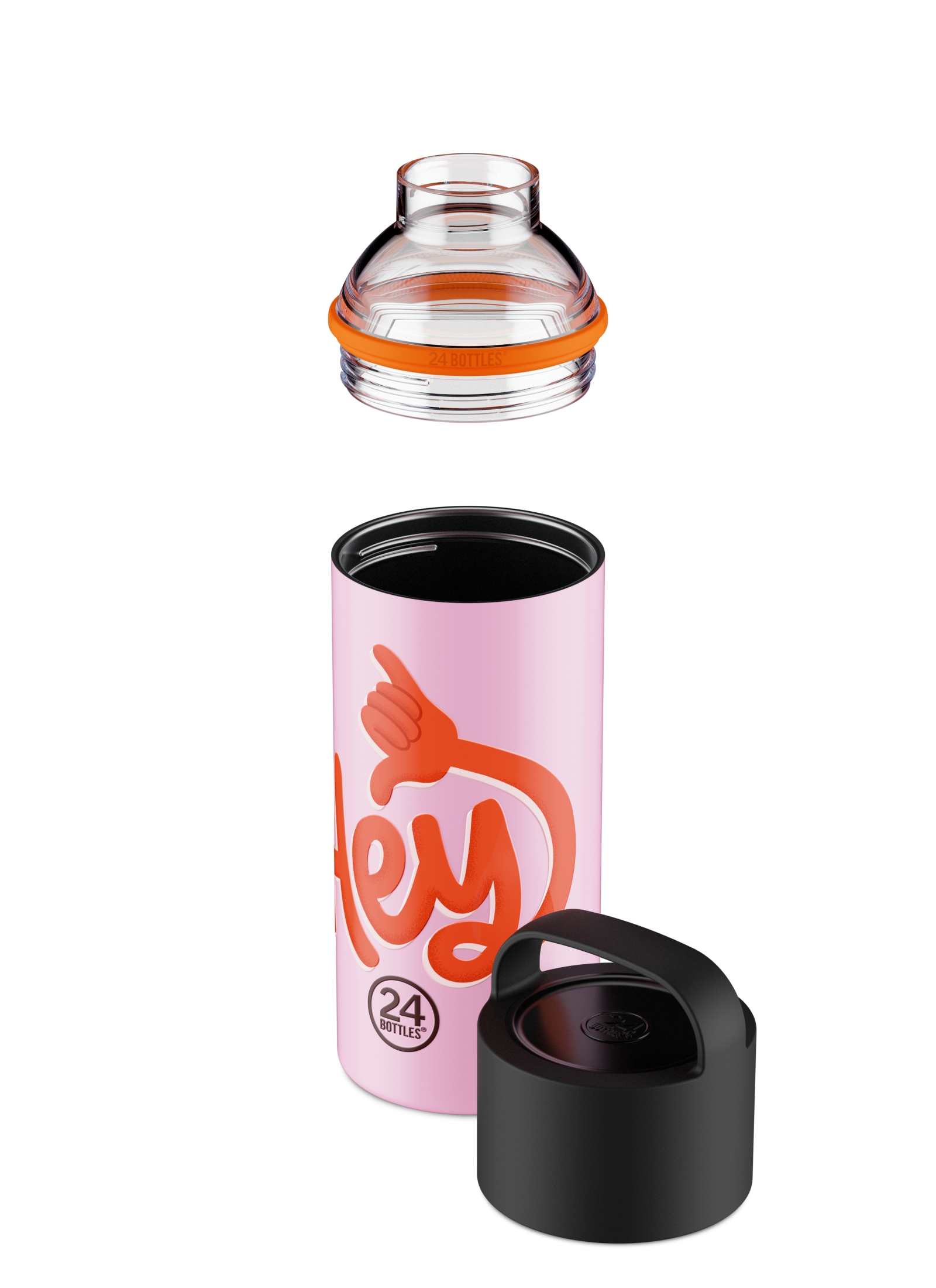 Spin Bottle Hey! Pink - 730 ml