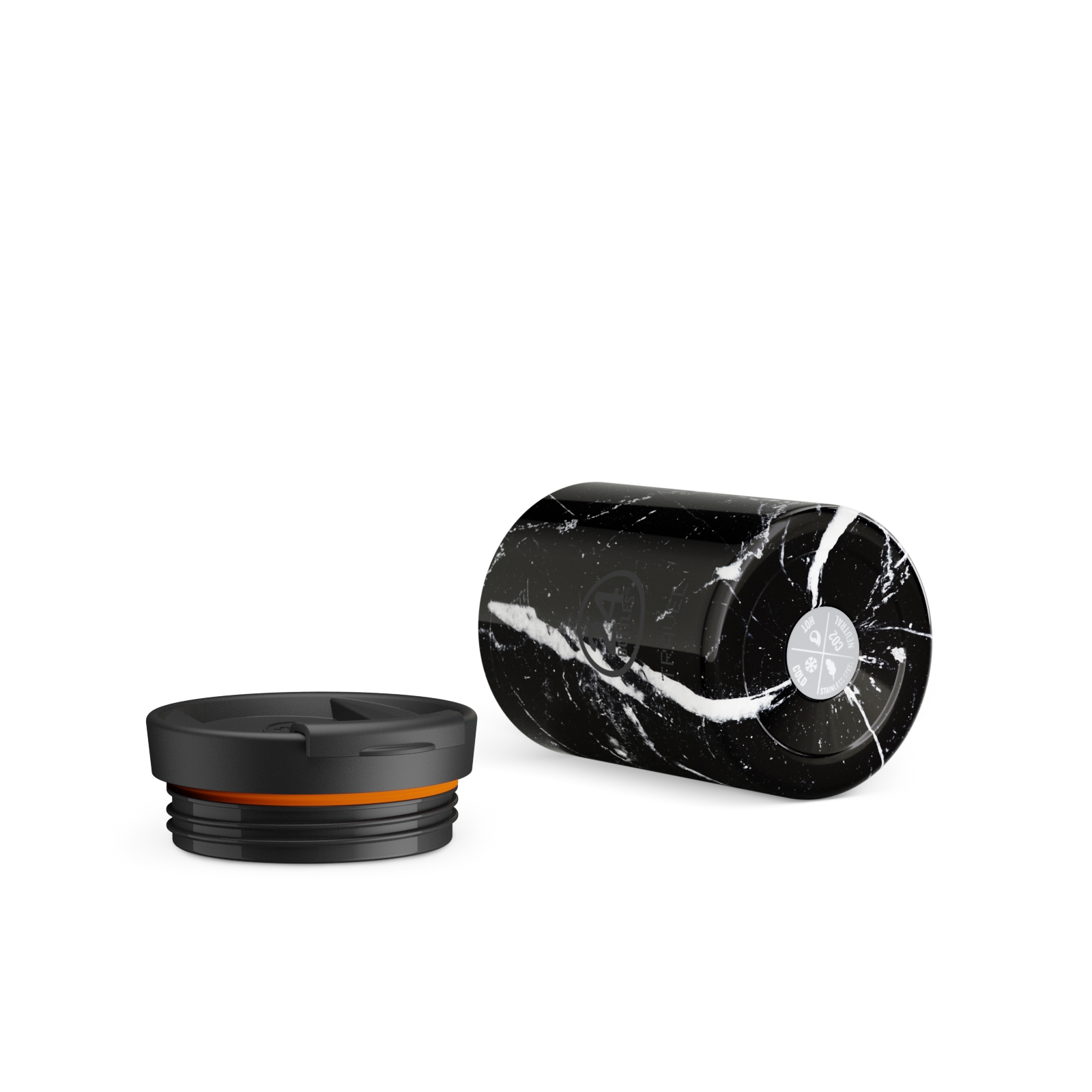 Travel Tumbler Black Marble - 350 ml