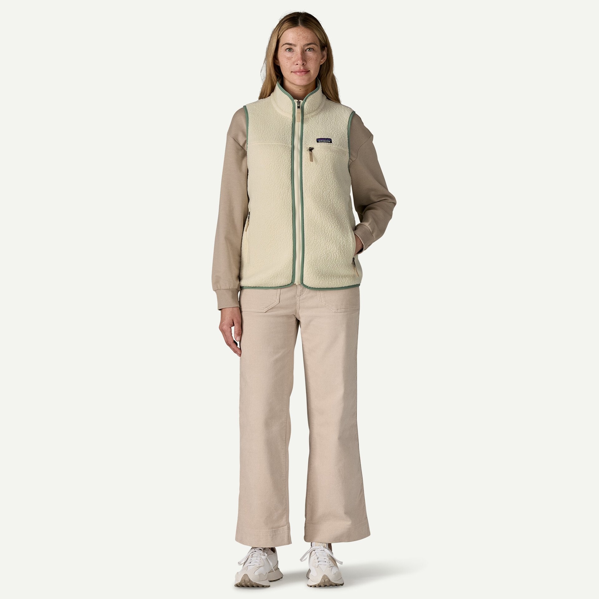 Women's Retro Pile Fleece Vest