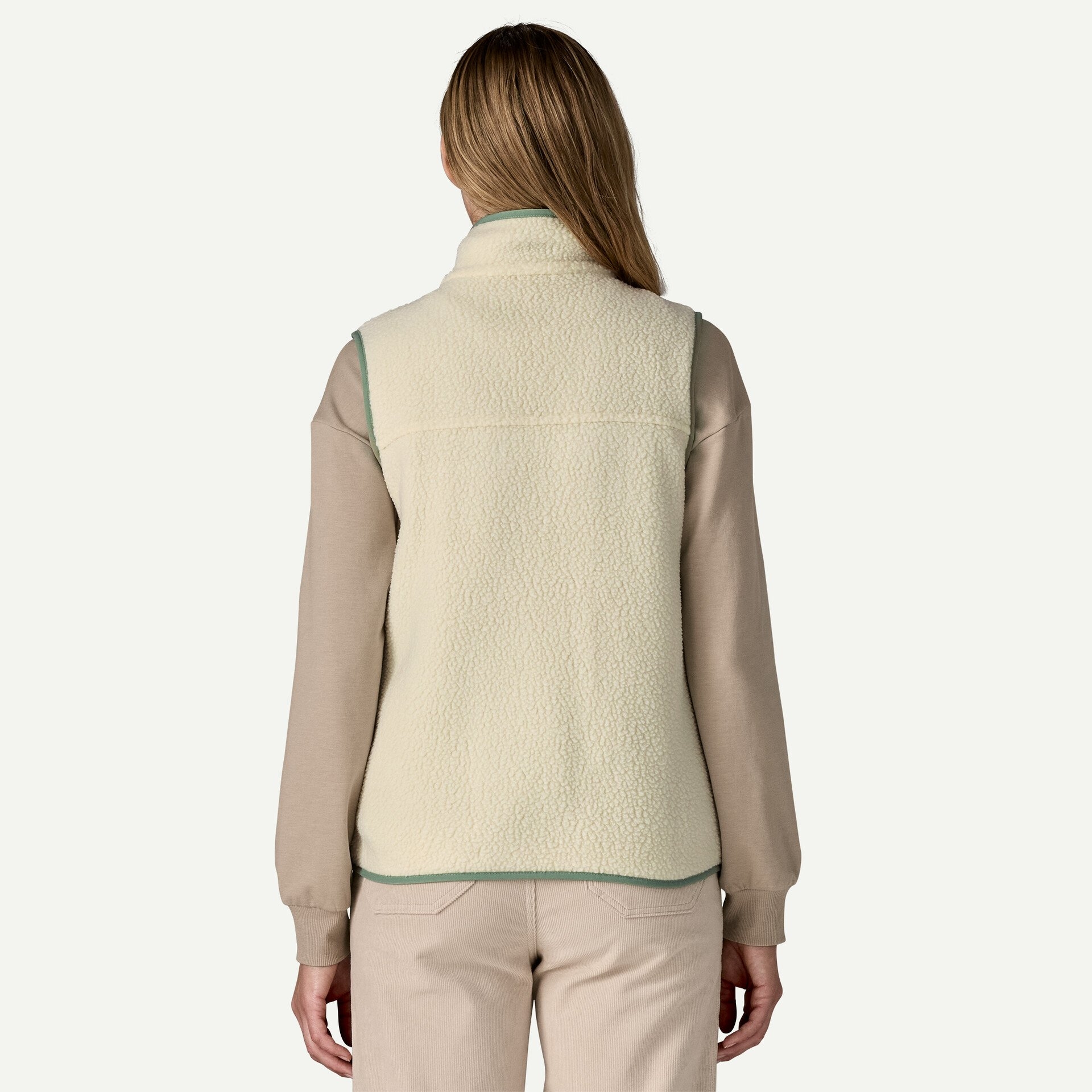 Women's Retro Pile Fleece Vest