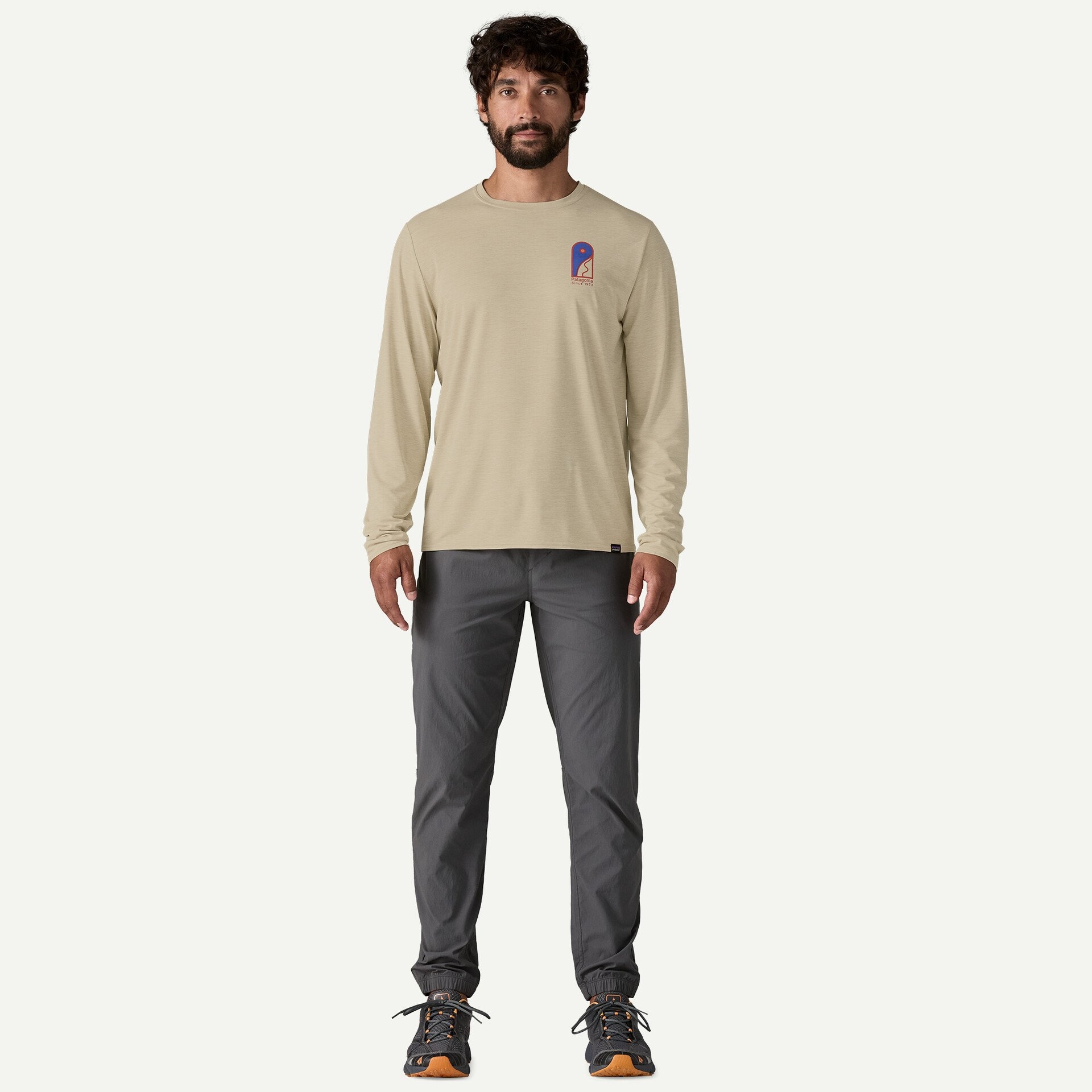 Men's Long-Sleeved Capilene® Cool Daily Graphic Shirt - Lands