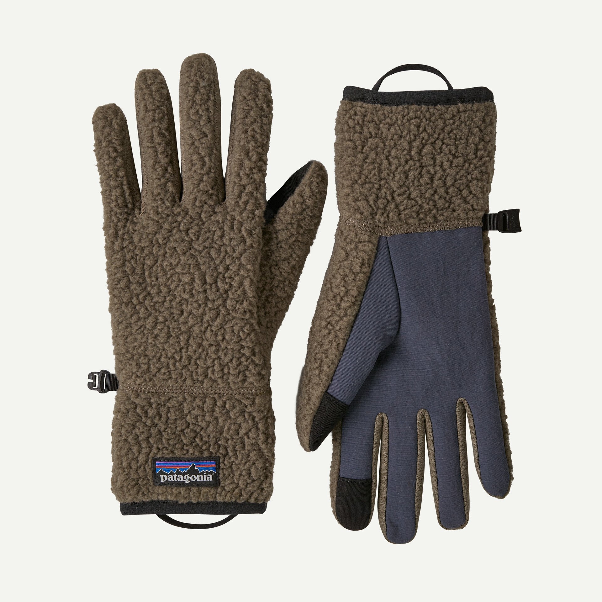 Retro Pile Fleece Gloves
