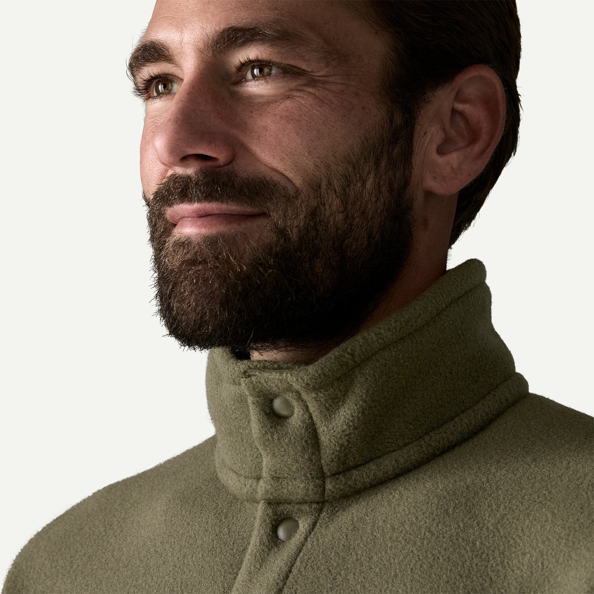 Men's Retro Pile Half-Snap Fleece Pullover