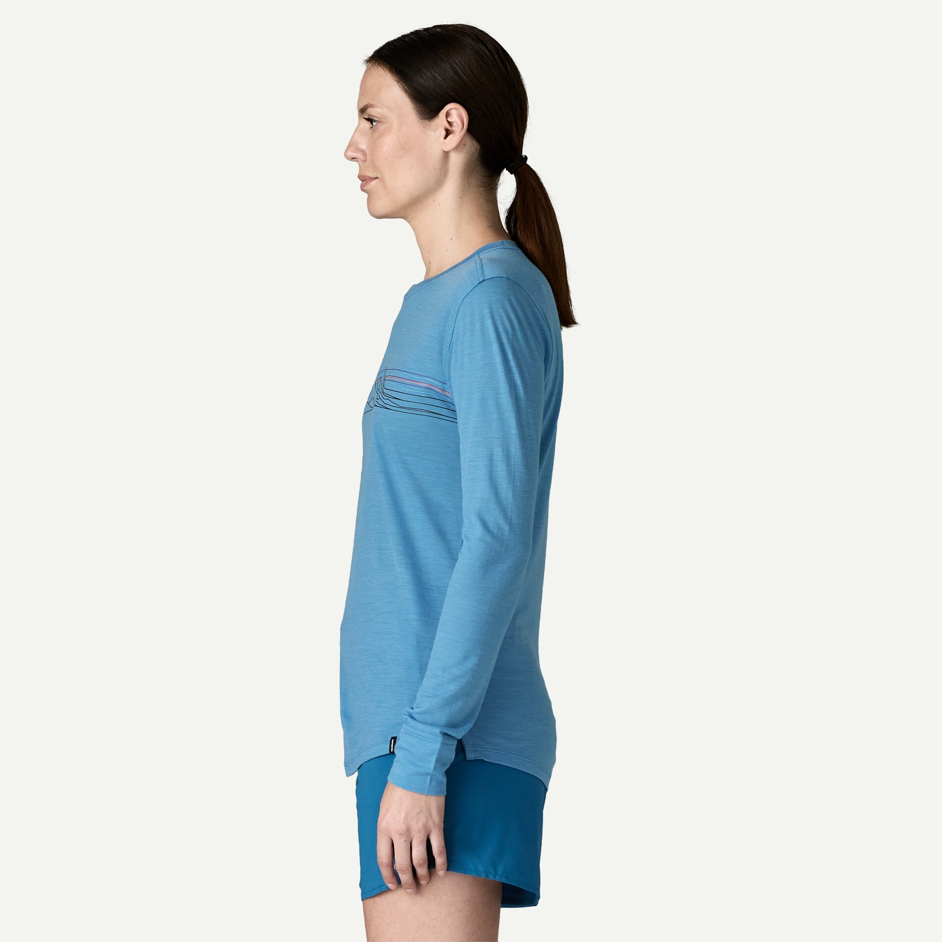Women's Long-Sleeved Capilene® Cool Merino Blend Graphic Shirt
