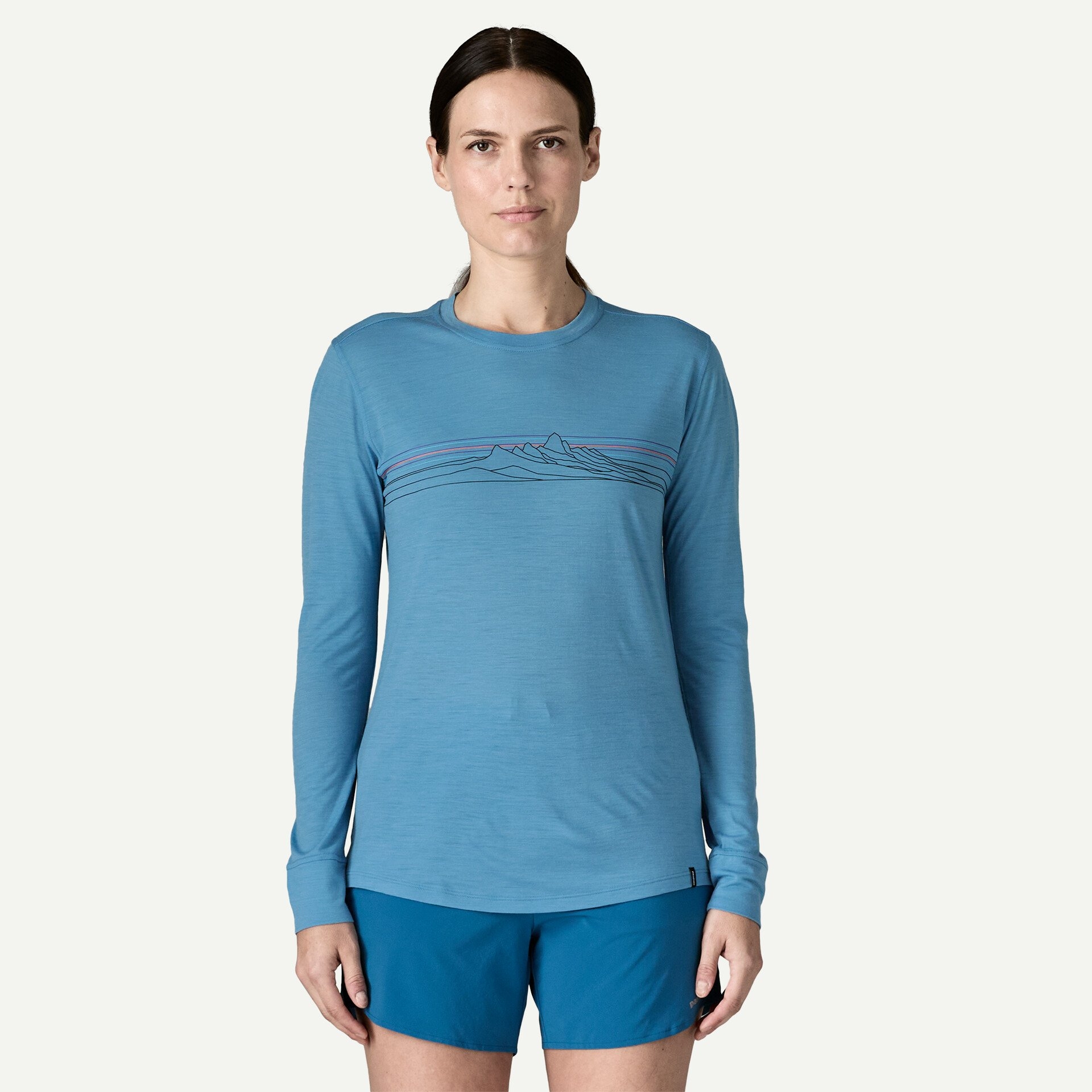 Women's Long-Sleeved Capilene® Cool Merino Blend Graphic Shirt