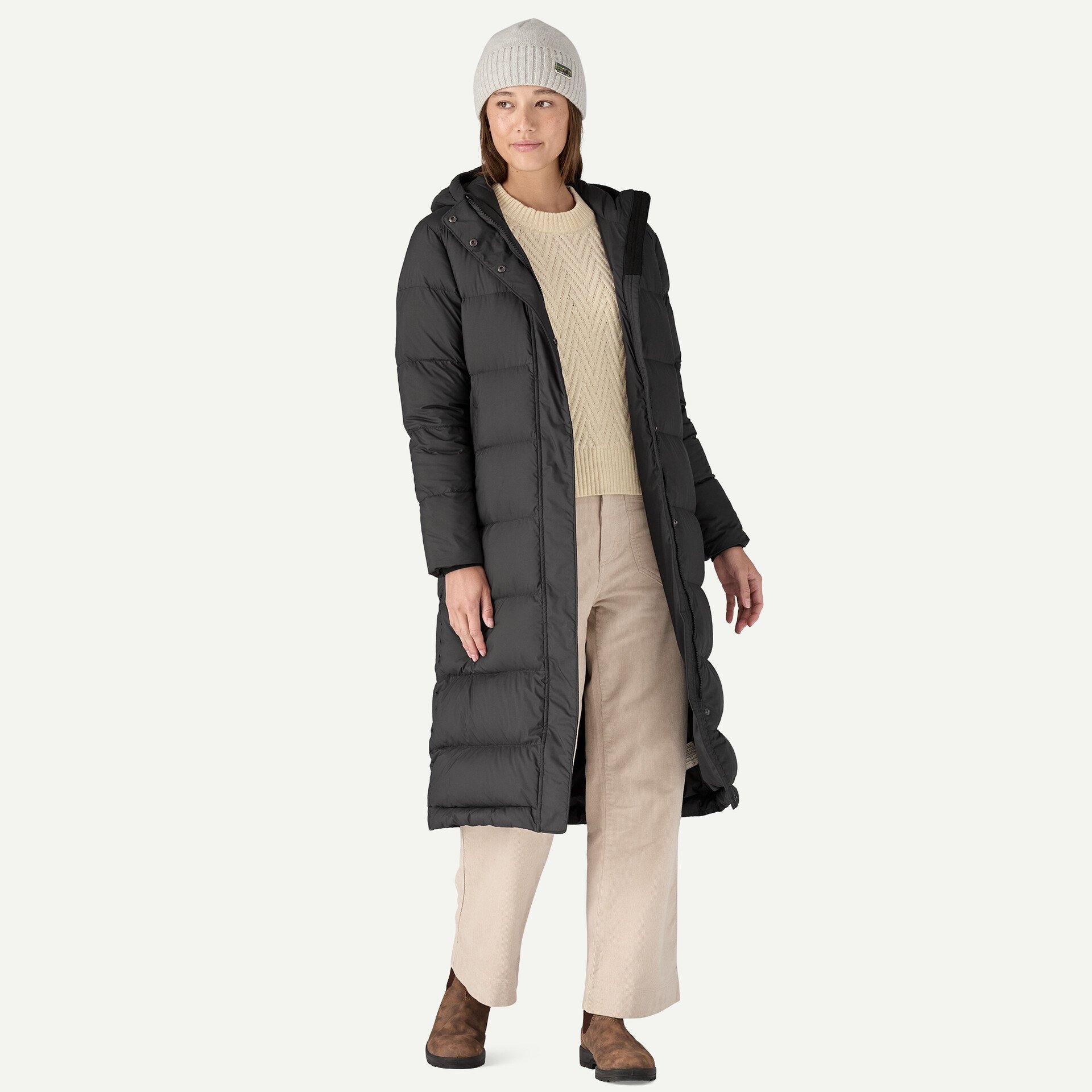 Women's Silent Down Long Parka