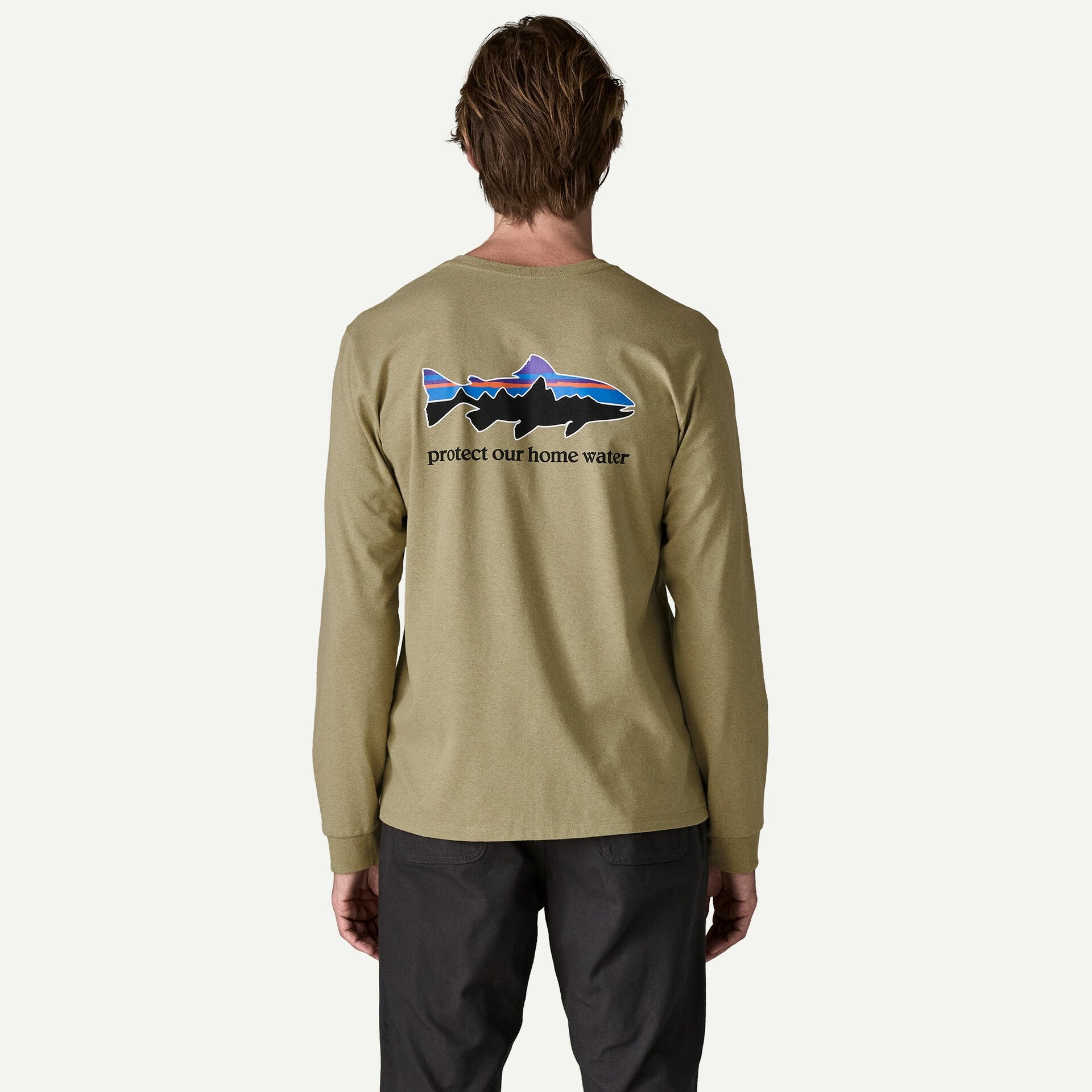 Men's Long-Sleeved Home Water Trout Responsibili-Tee®