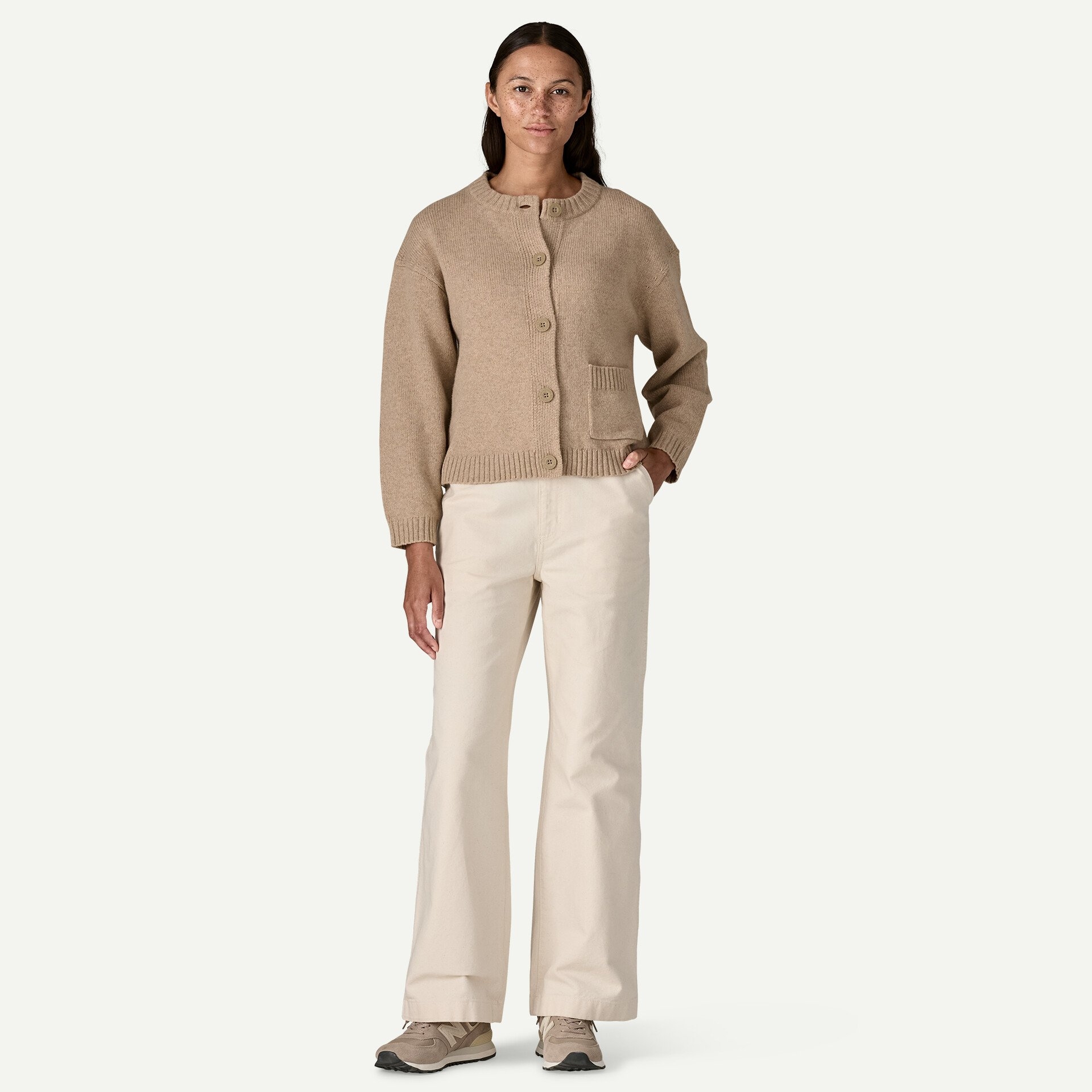 Women's Recycled Wool-Blend Sweater Jacket