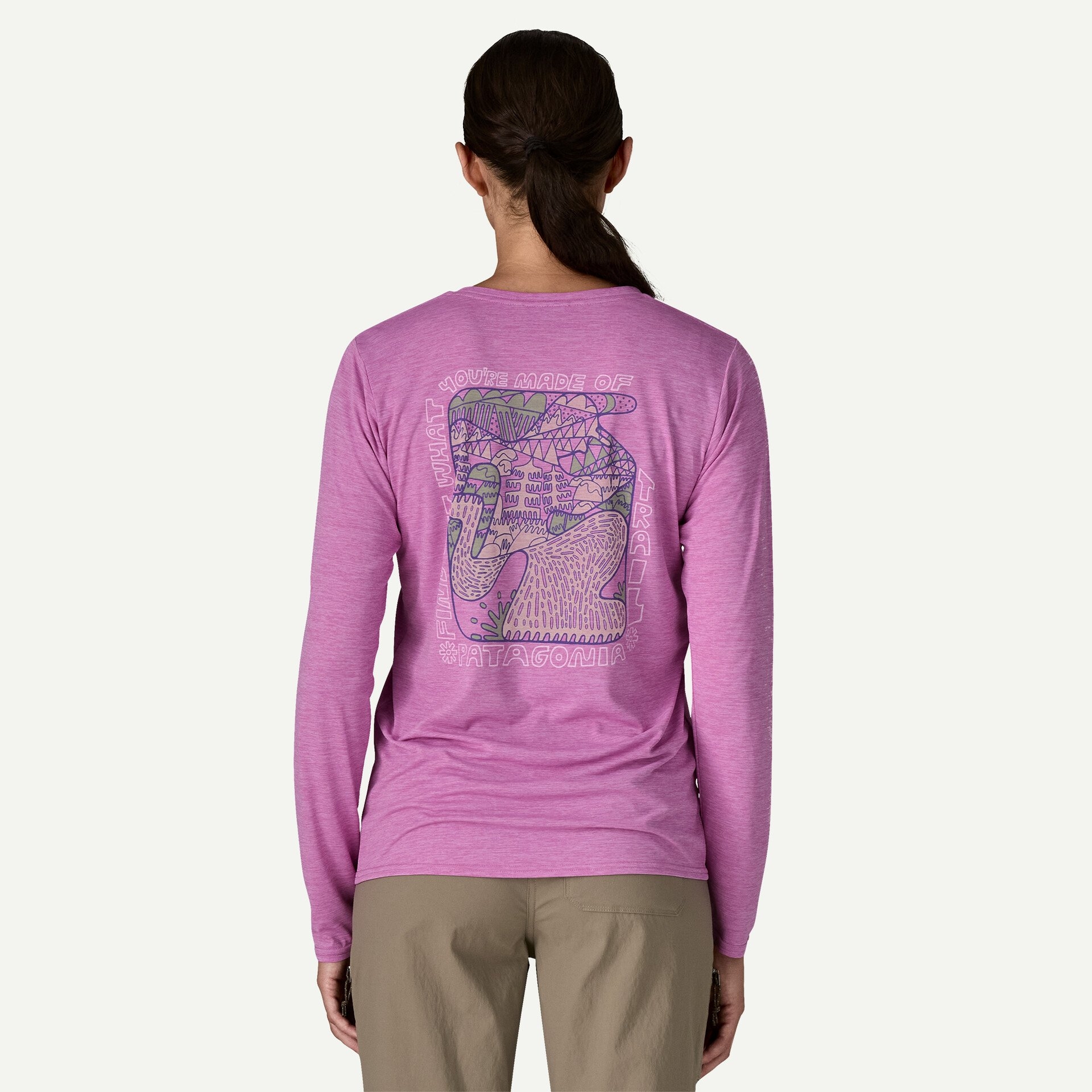 Women's Long-Sleeved Capilene® Cool Daily Graphic Shirt - Lands