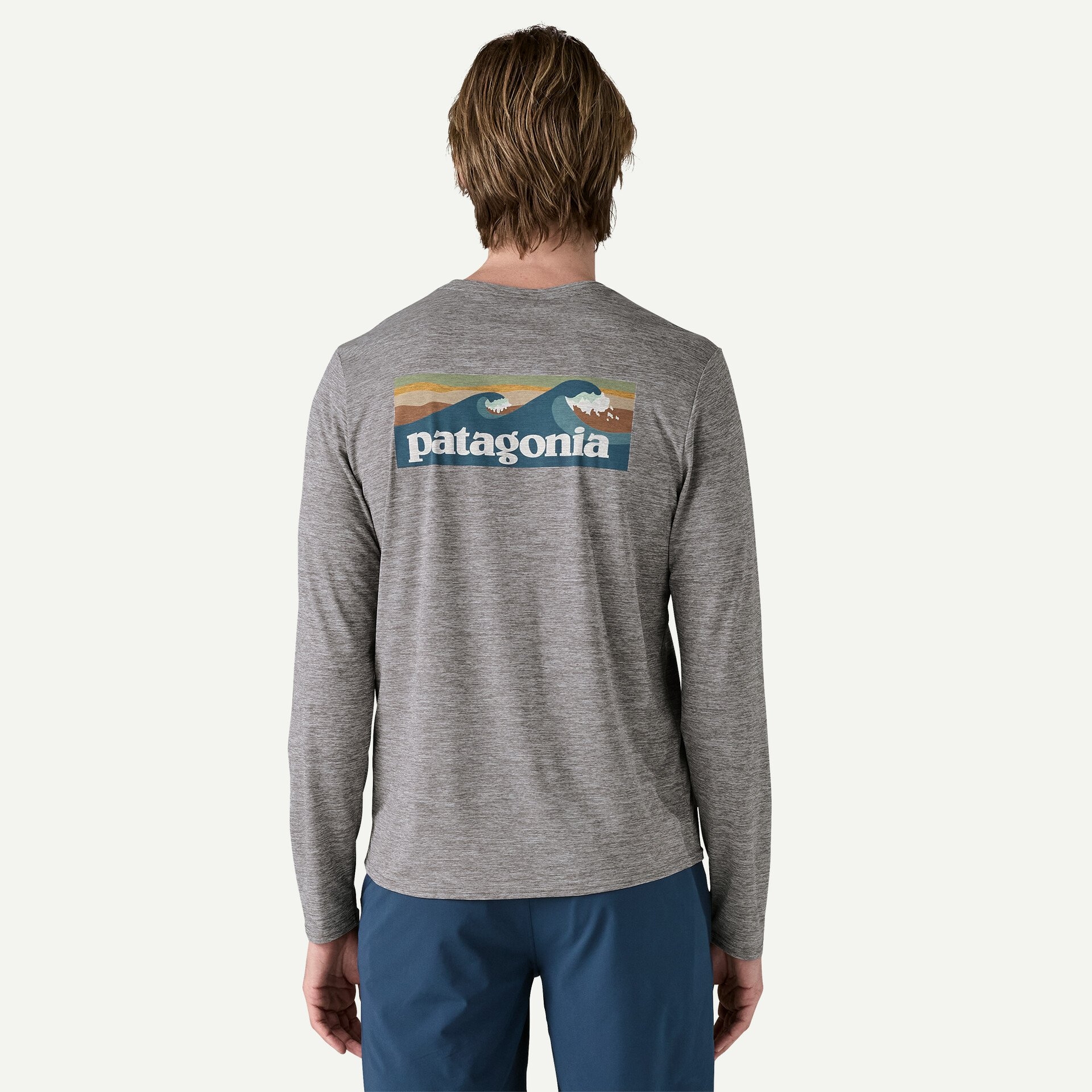 Men's Long-Sleeved Capilene® Cool Daily Graphic Shirt - Waters