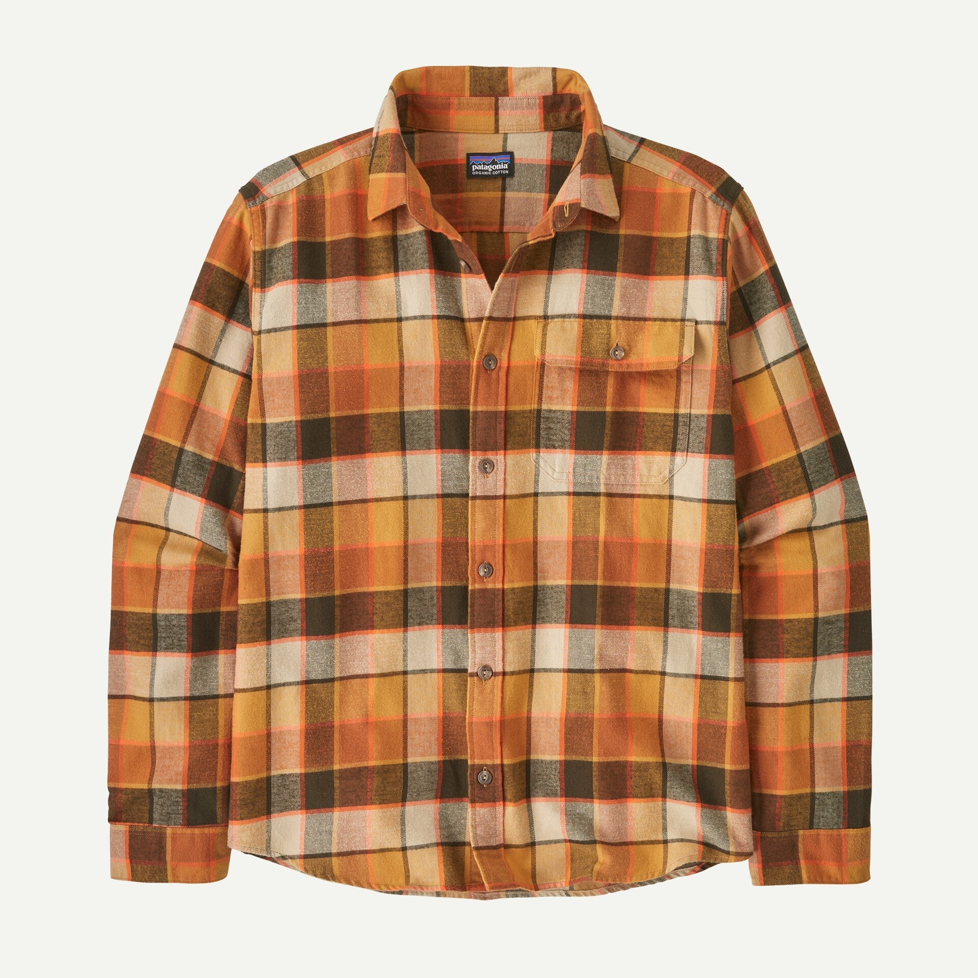 Men's Long-Sleeved Lightweight Fjord Flannel Shirt