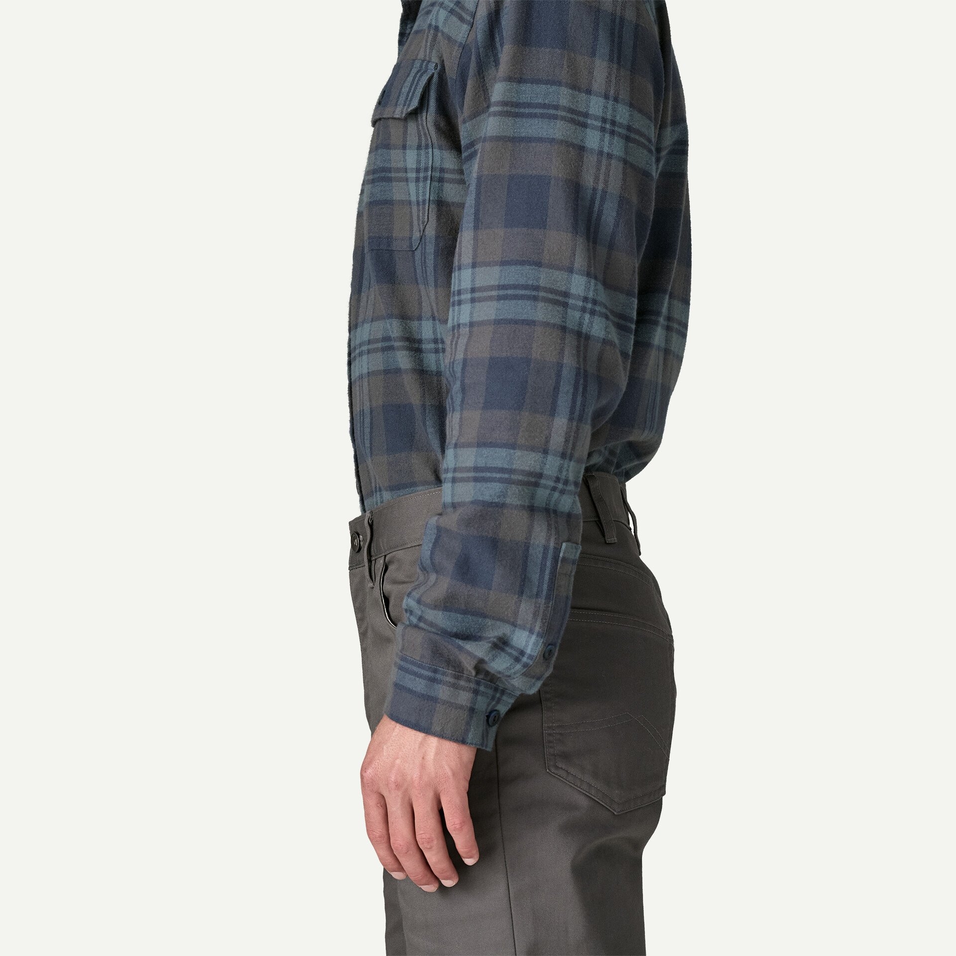 Men's Long-Sleeved Lightweight Fjord Flannel Shirt