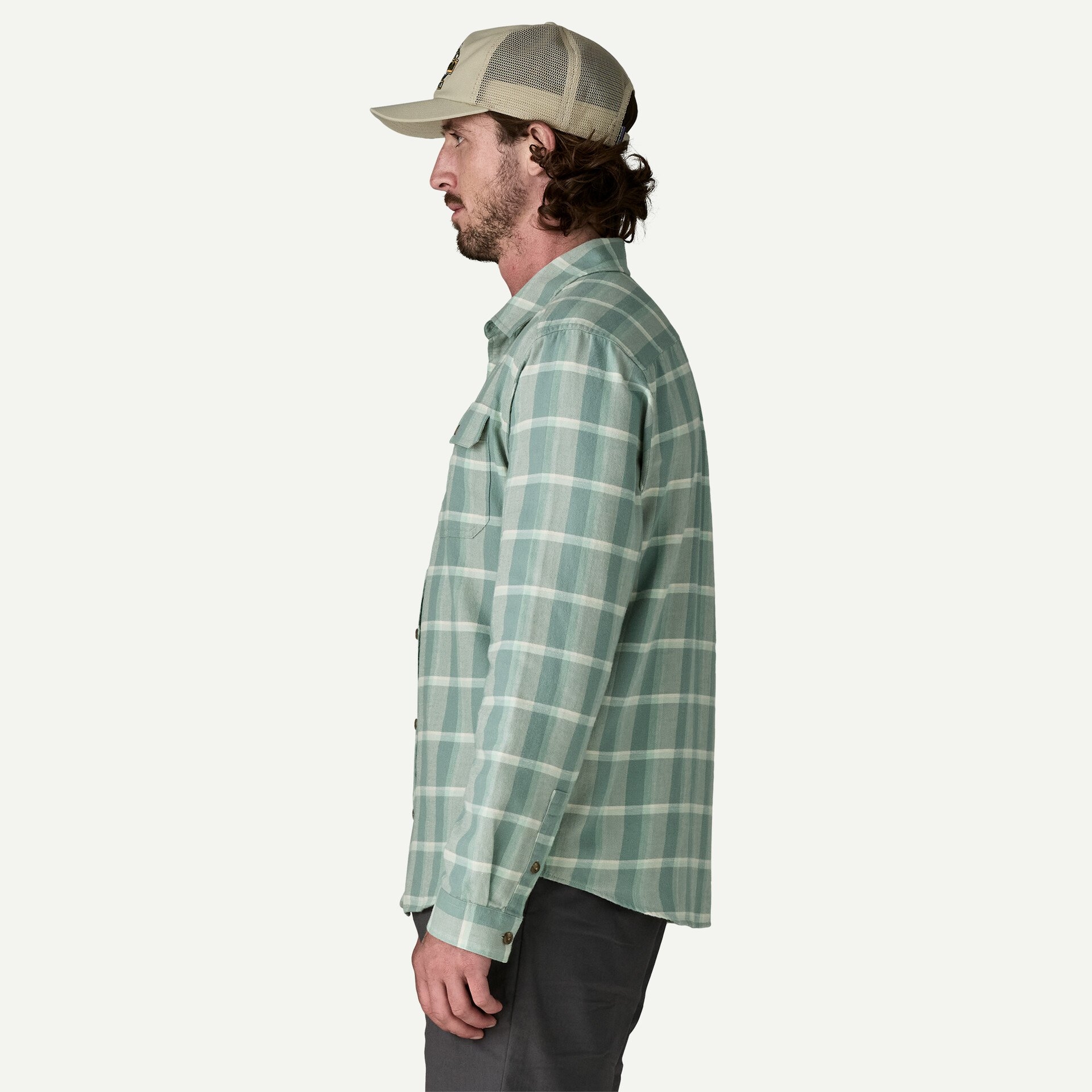 Men's Long-Sleeved Lightweight Fjord Flannel Shirt