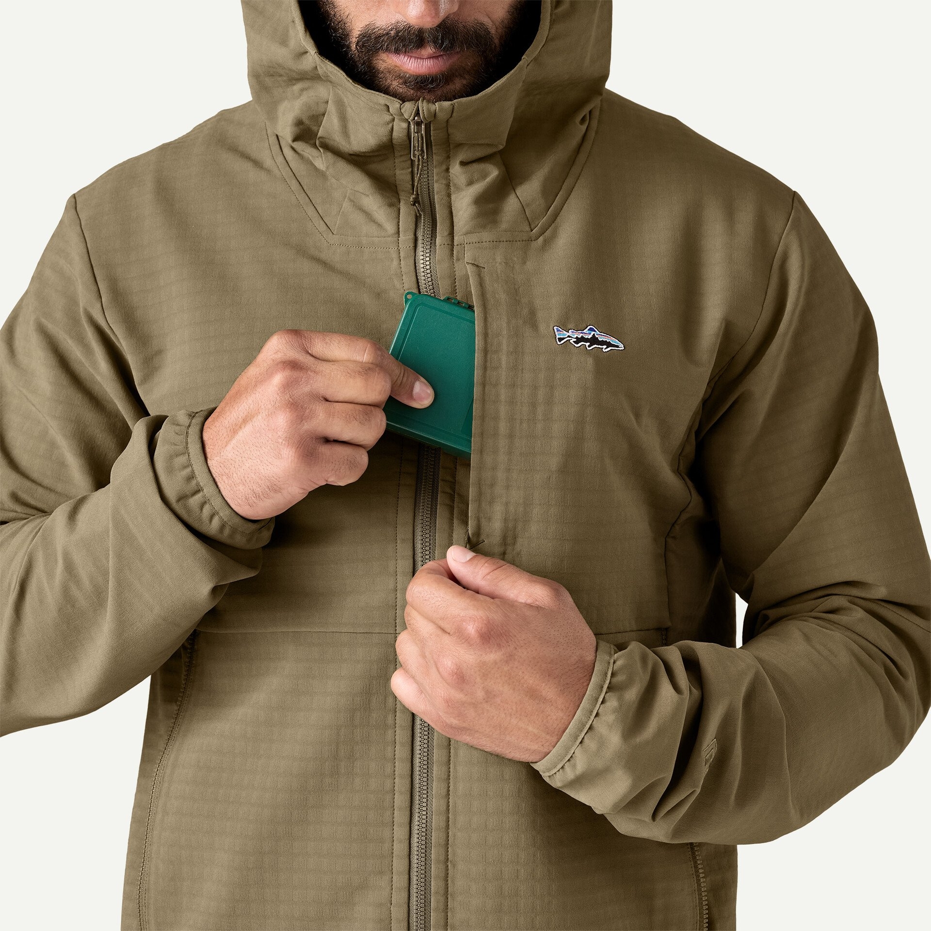 Men's R1® TechFace Fitz Roy Trout Hoody