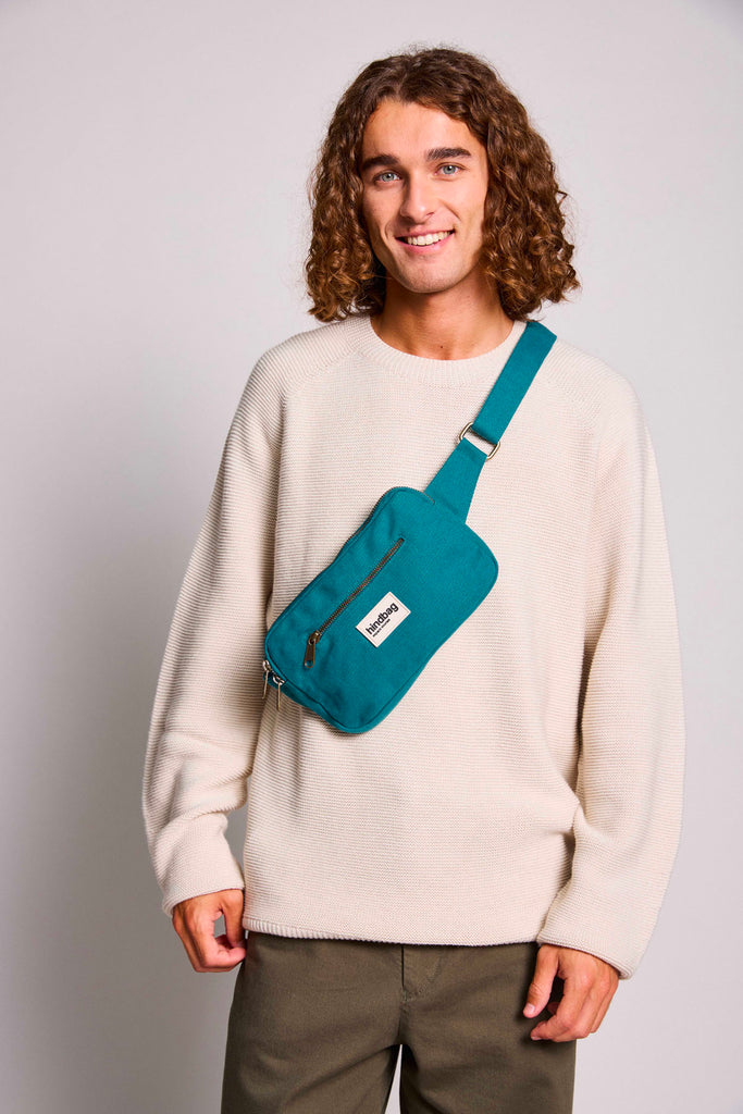 Sac banane Harry Bleu paon