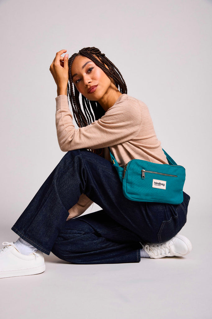 Sac banane Harry Bleu paon