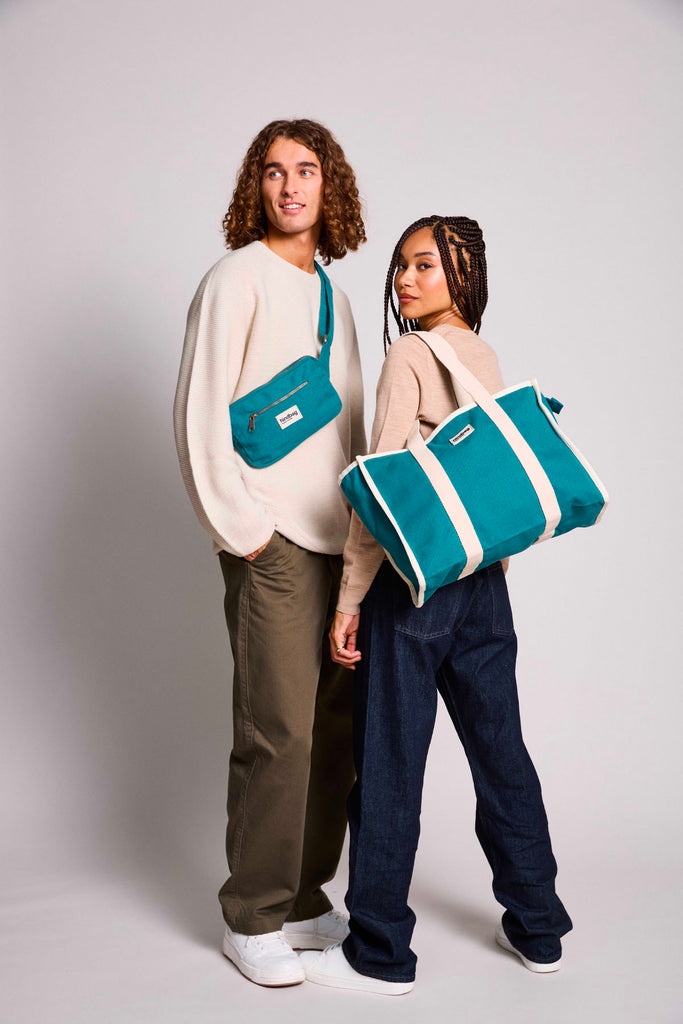 Sac banane Harry Bleu paon