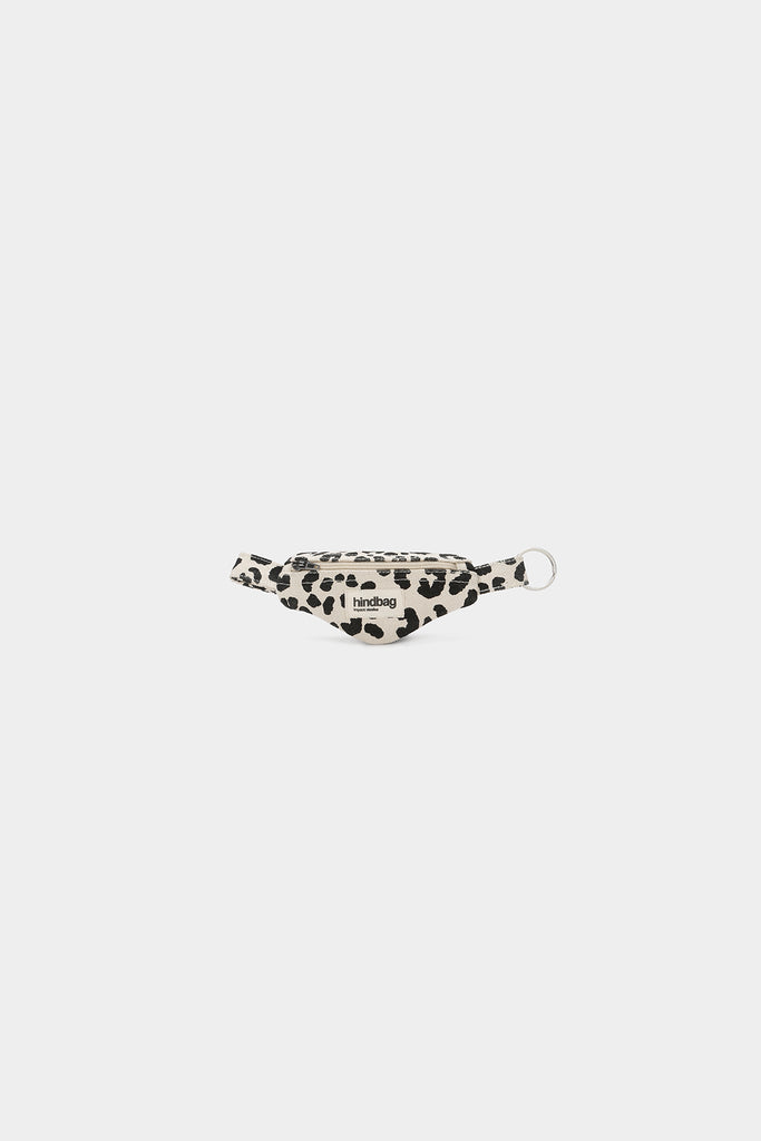 Porte-clés banane Côme Léopard écru