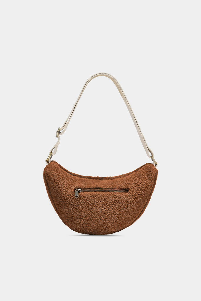 Sac banane Andrea Teddy Brun