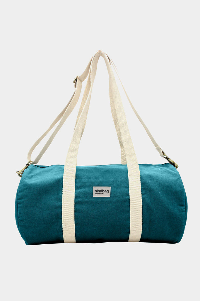 Sac polochon Simon Bleu paon
