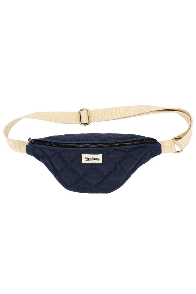 Sac banane matelassé Olivia Navy