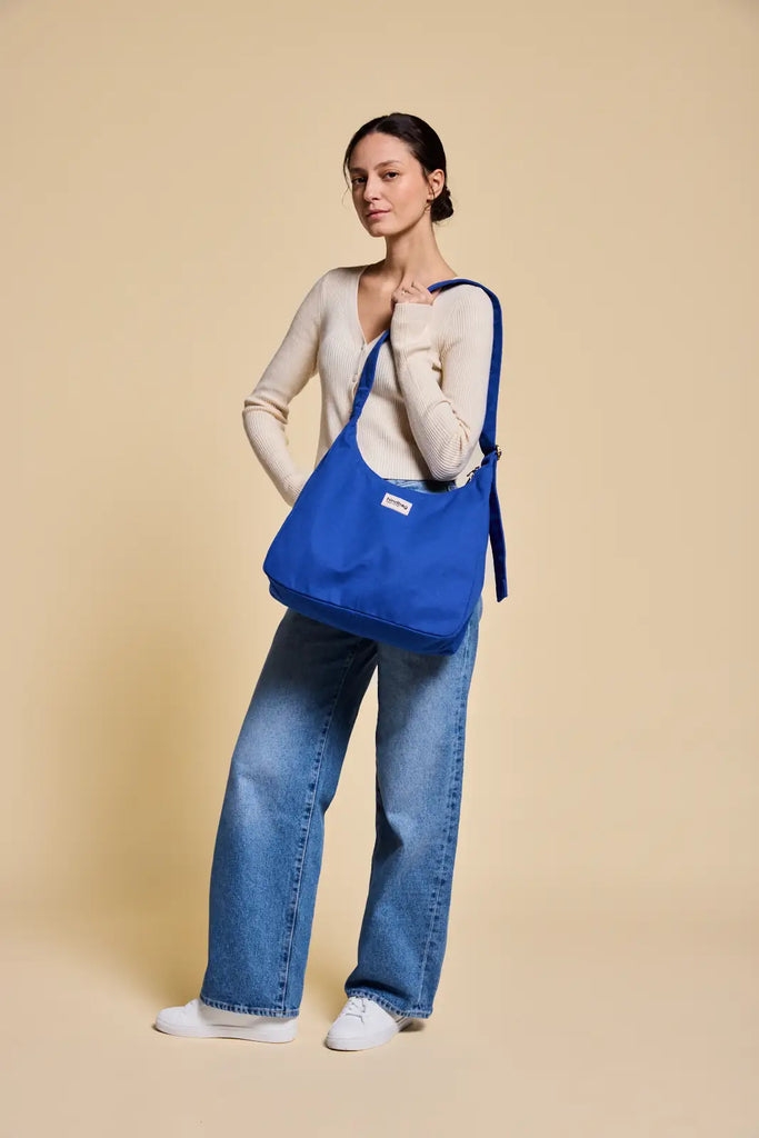 Sac hobo Claire Bleu électrique