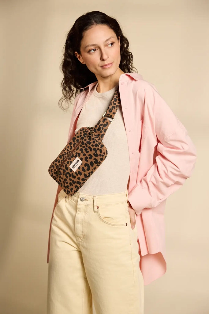 Sac banane Harry Léopard cannelle