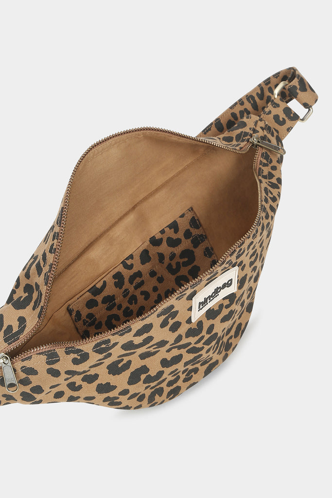 Sac banane L Sasha Léopard cannelle