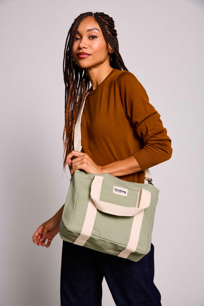 Sac à main Louise Vert argile