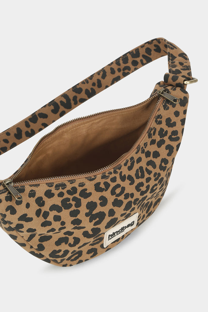 Sac banane Andrea Léopard cannelle