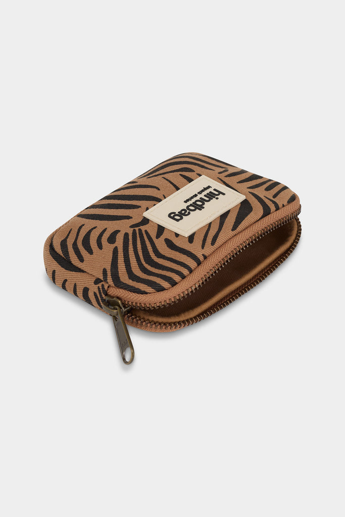 Porte monnaie Lili Zèbre cannelle