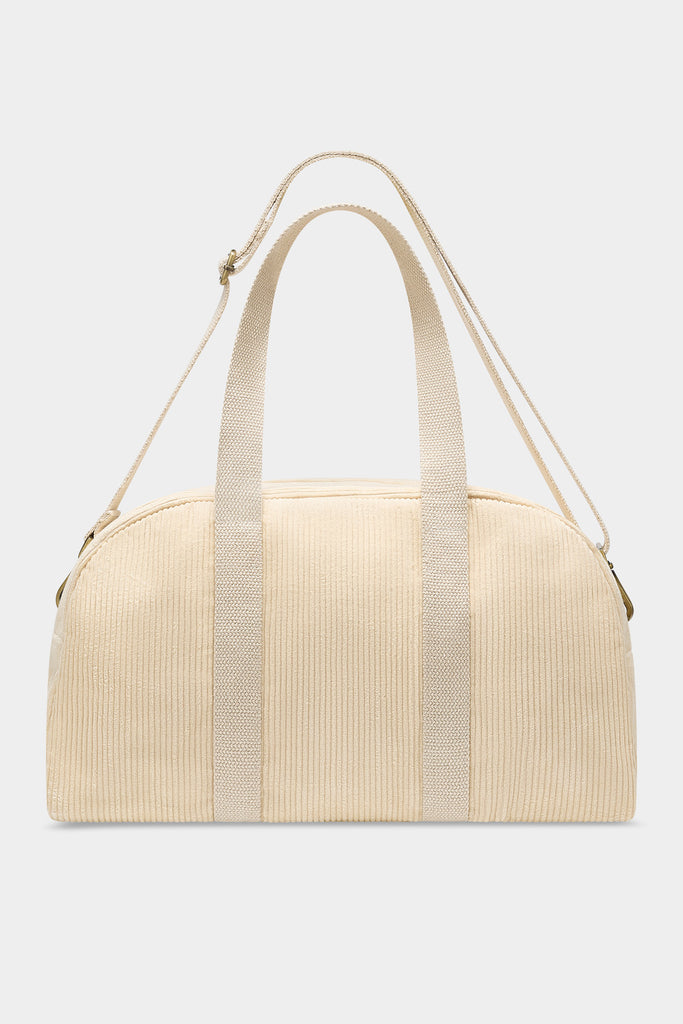 Sac bowling Charlie Velours Beige