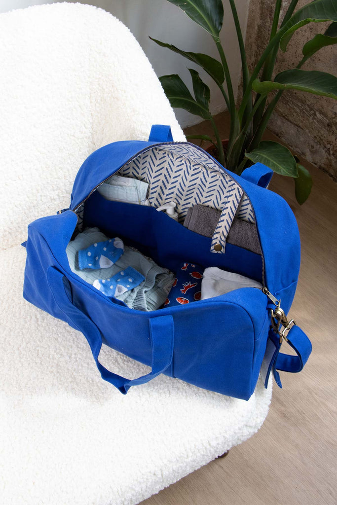 Sac à langer Basile Bleu électrique