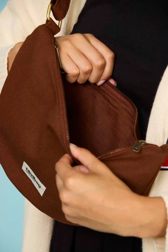 Sac banane Andrea Chocolat