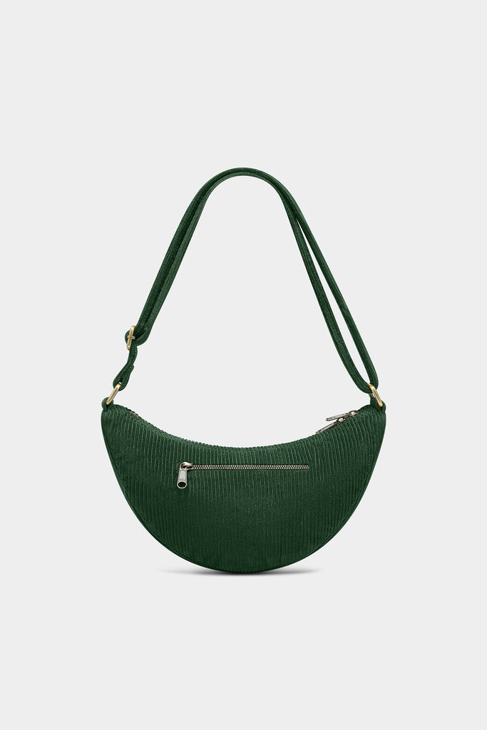 Sac banane Andrea Velours Sapin