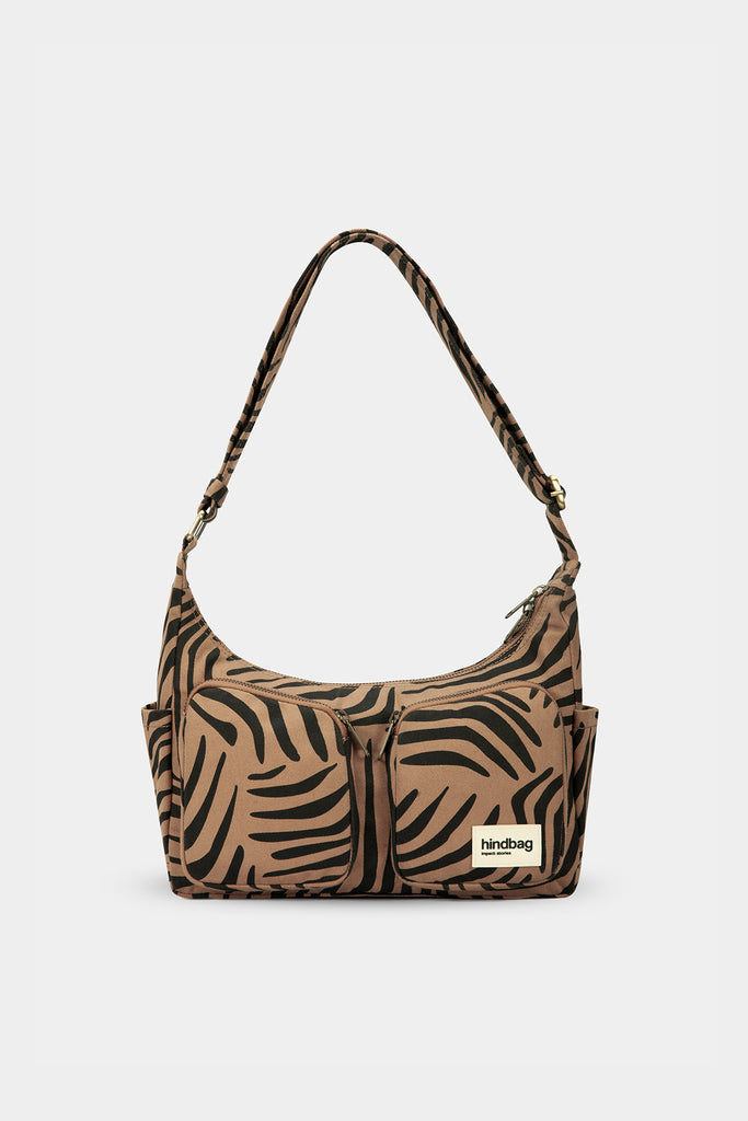 Sac multipocket Emile Zèbre Cannelle