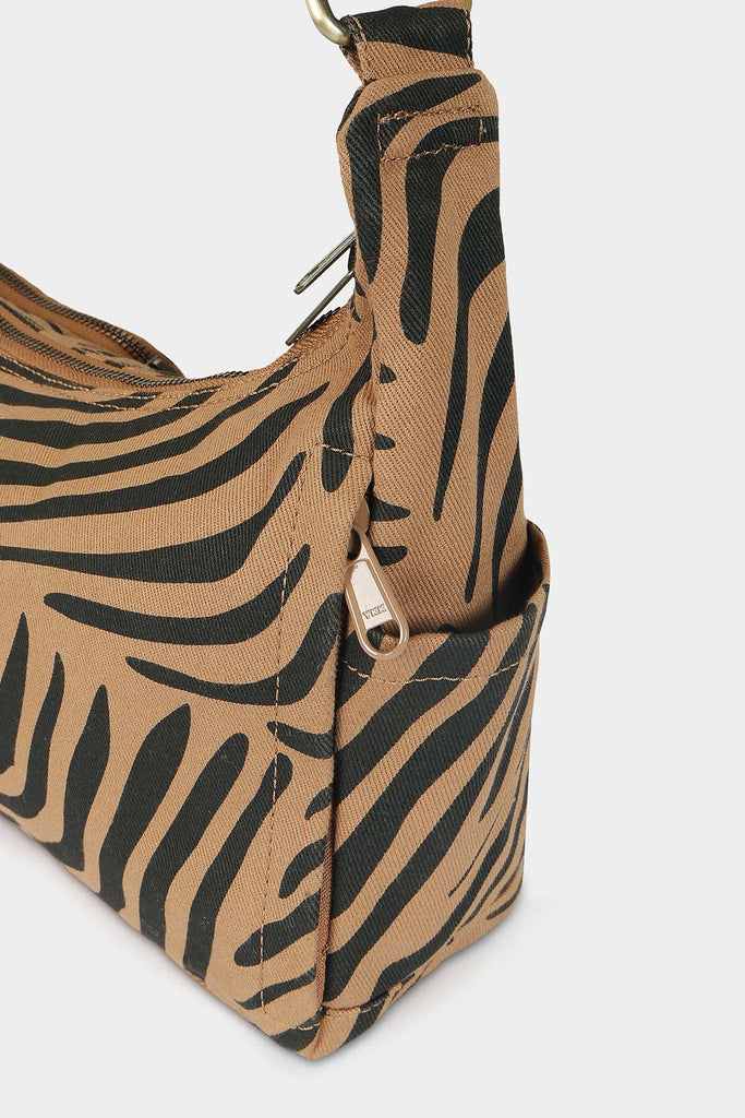 Sac multipocket Emile Zèbre Cannelle