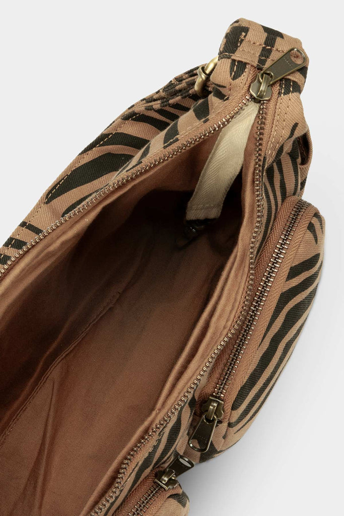 Sac multipocket Emile Zèbre Cannelle