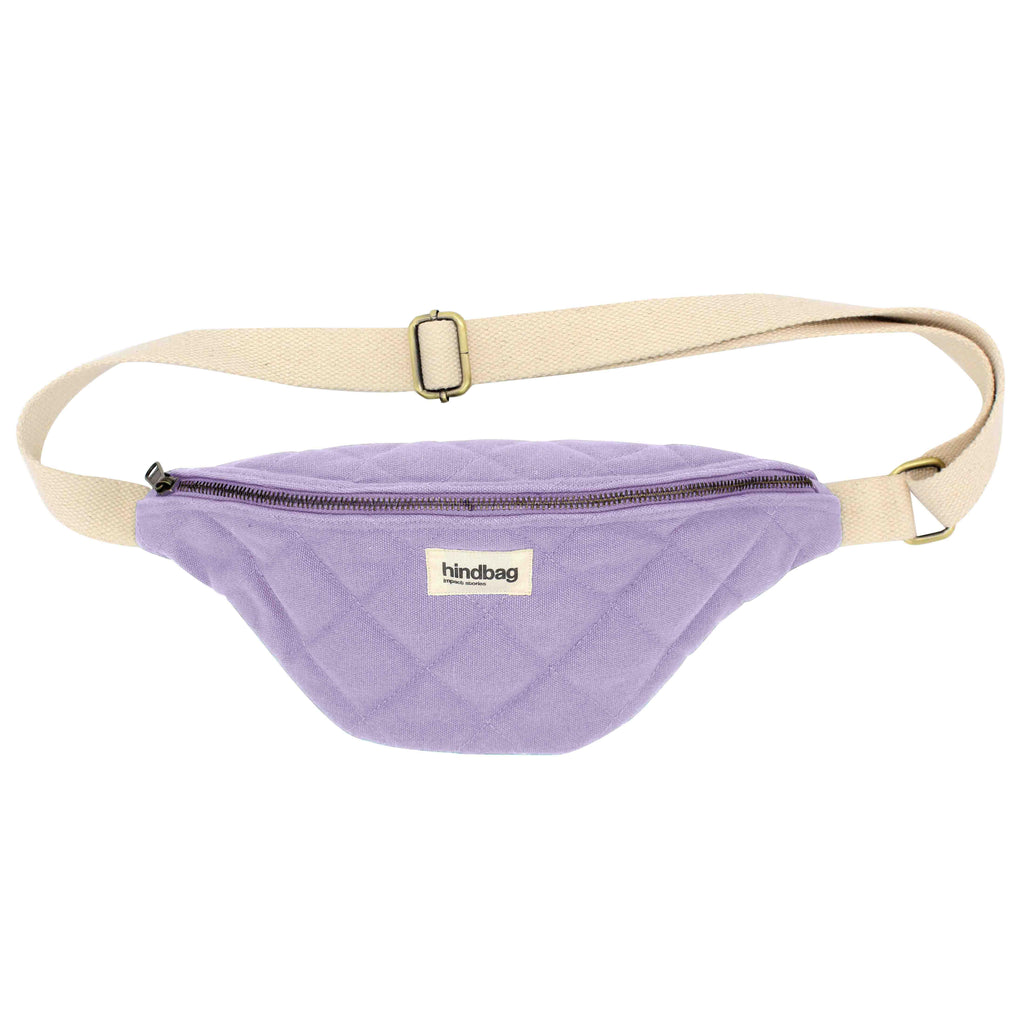 Sac banane matelassé Olivia Lilas