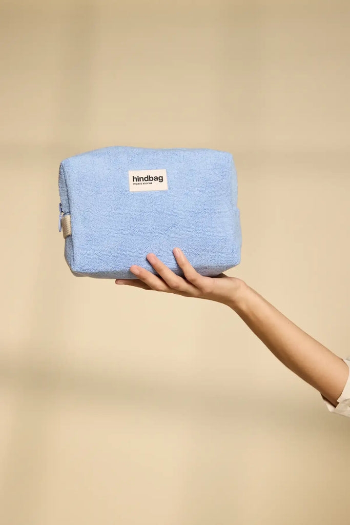 Trousse toilette Léon Éponge bleu nuage