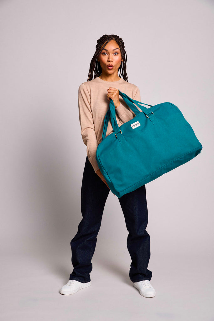 Sac de voyage Yves Bleu paon