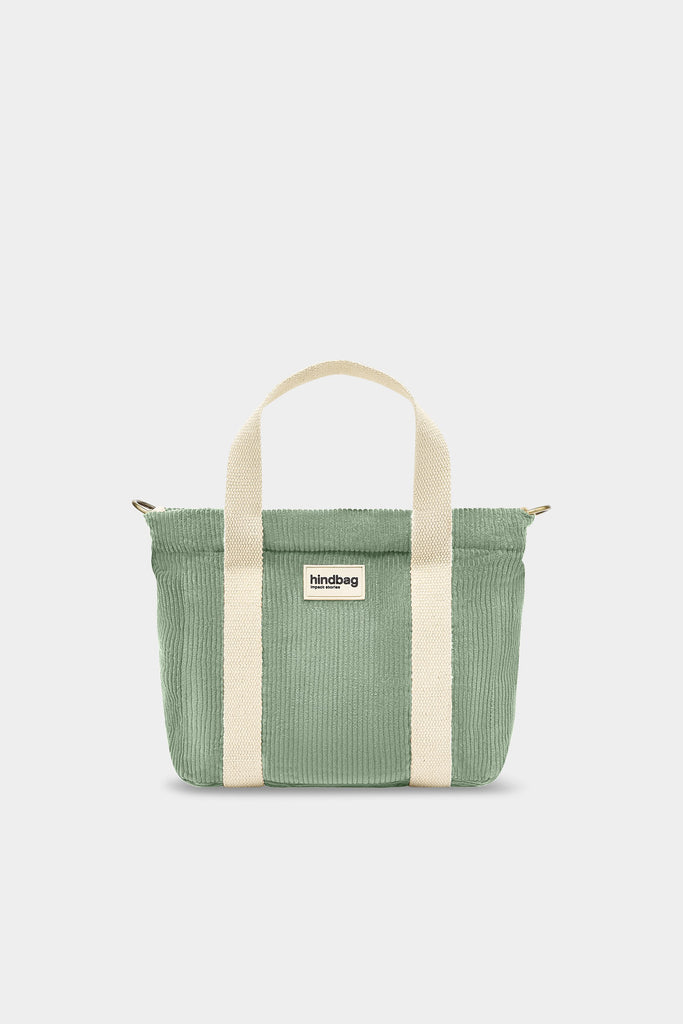 Sac à main Louise Velours Vert d'eau