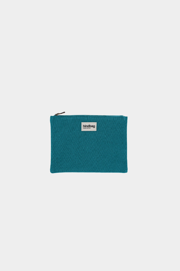Pochette Ema Bleu paon