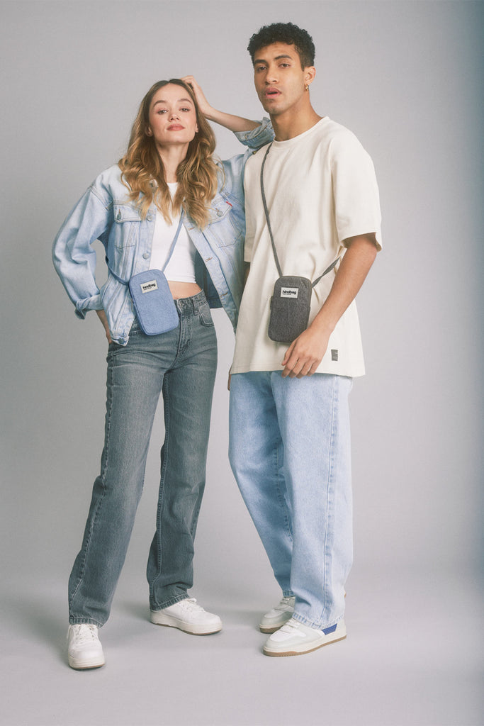 Pochette téléphone Bill Denim Bleu