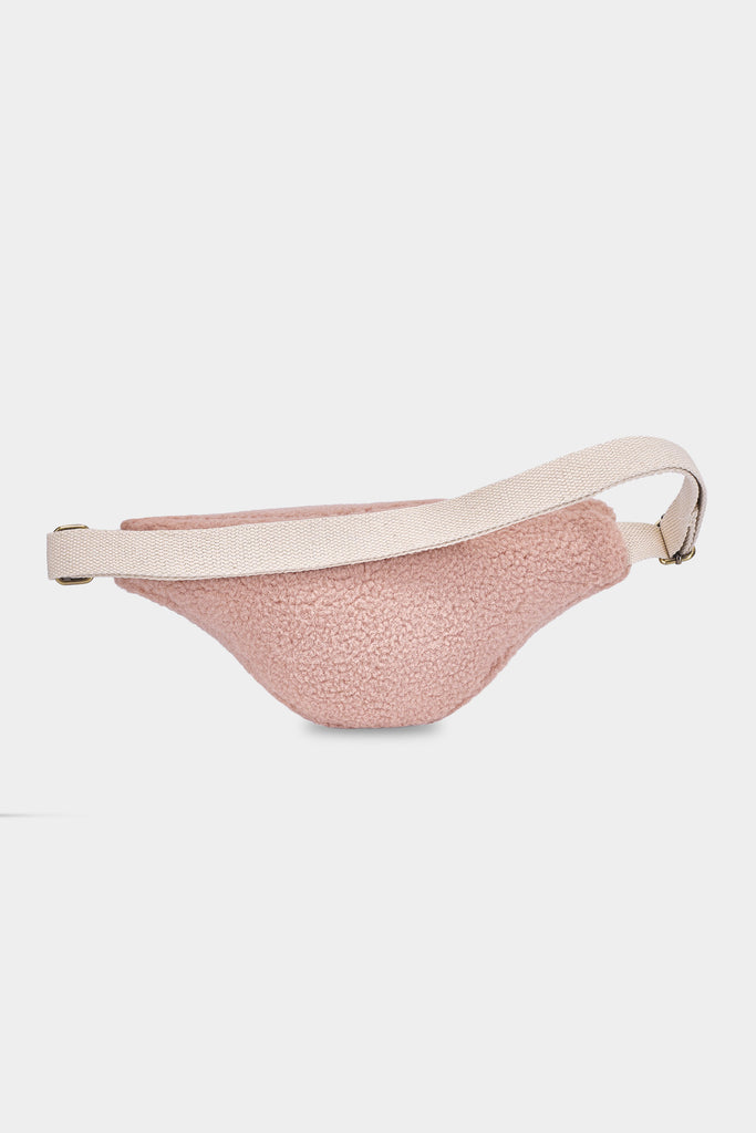 Sac banane Olivia Teddy Rose poudré