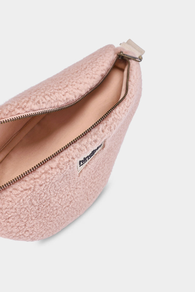 Sac banane Olivia Teddy Rose poudré