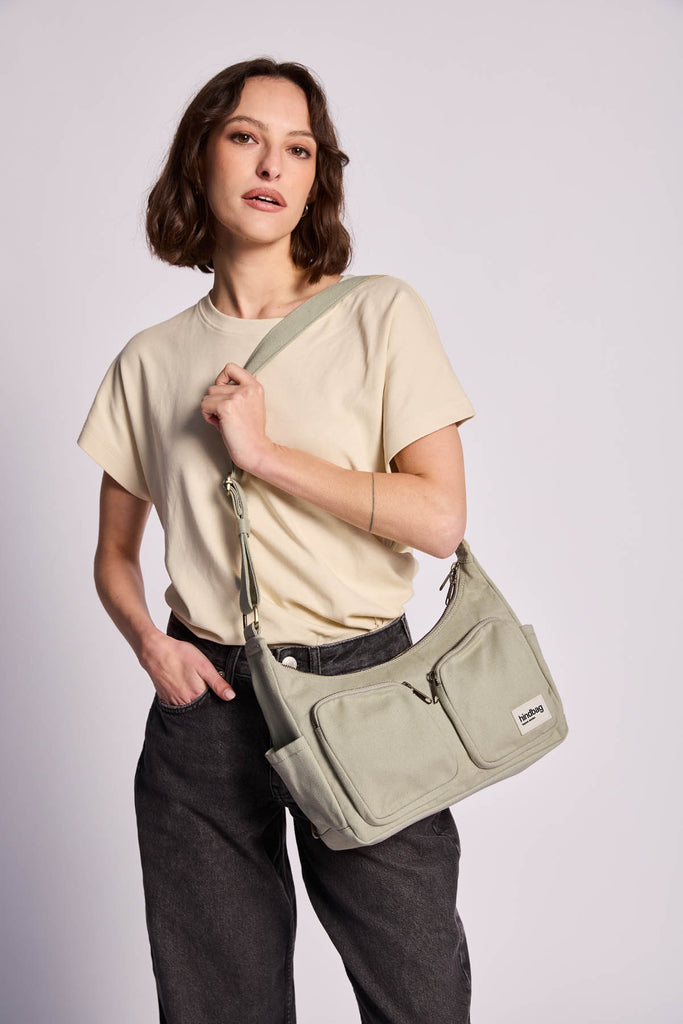 Sac multipocket Emile Vert argile
